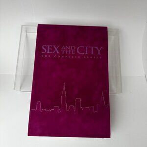 Sex and The City Complete Series All 6 seasons 20 DVD in Pink Velvet Book